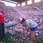 Limpeza após o Temporal realizado pela a comunidade