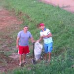 Limpeza após o Temporal realizado pela a comunidade