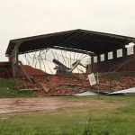 Estragos devido ao Temporal