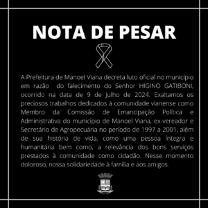 Nota de Pesar