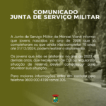 Comunicado Junta de Serviço Militar