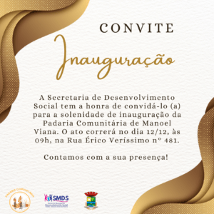 Inauguração Padaria Comunitária